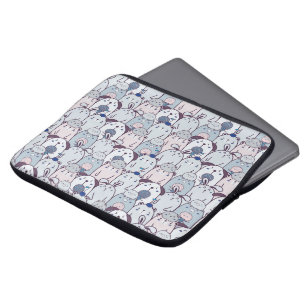 Kawaii Pets & Ice Cream Laptop Sleeve