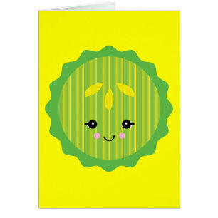 kawaii pickle slice