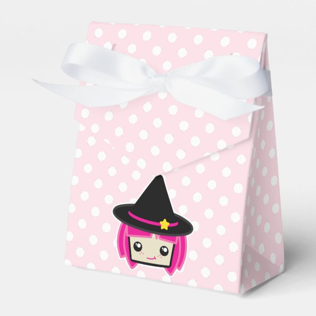 Kawaii Pink Haired Witch Gift Box (Front Side)