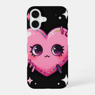 Kawaii Pink Heart Phone Case