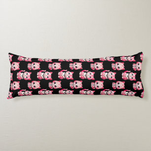 Kawaii Pink Kitty Cats Design Body Cushion