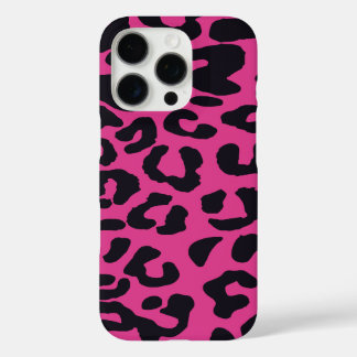 Kawaii Pink Leopard christmas Gift iPhone 16 Pro Case