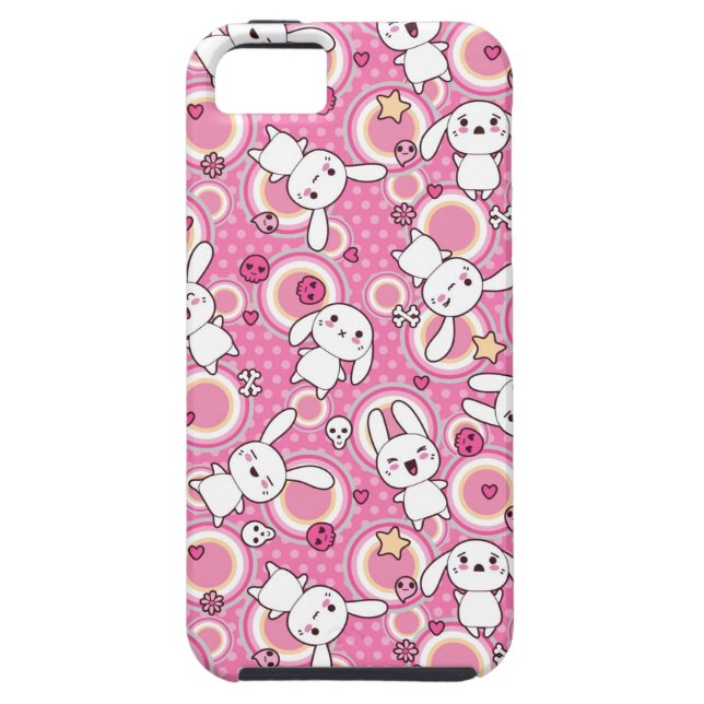 kawaii pink pattern Case-Mate iPhone case (Back)