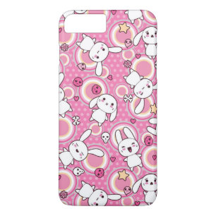 kawaii pink pattern iPhone 8 plus/7 plus case