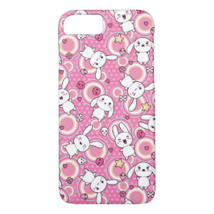 kawaii pink pattern iPhone 8/7 case