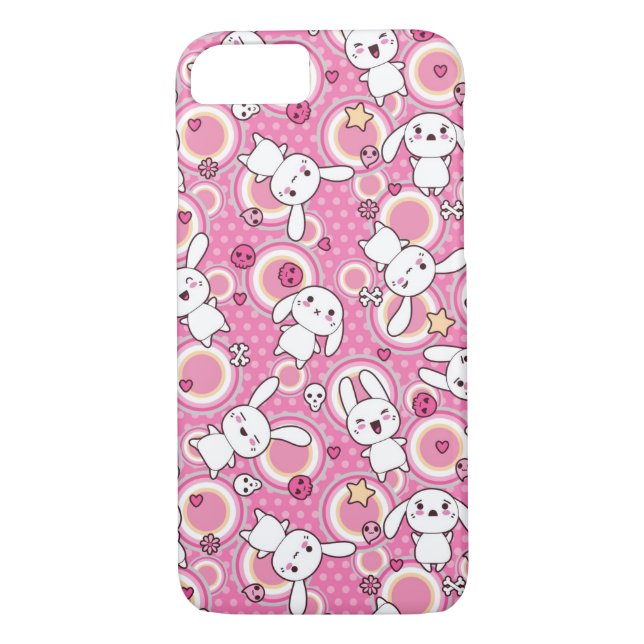 kawaii pink pattern Case-Mate iPhone case (Back)