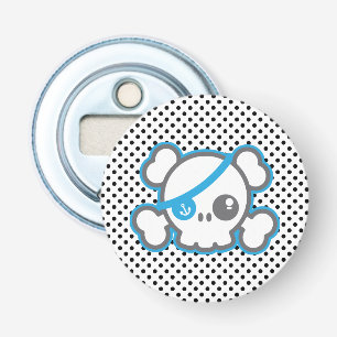 Kawaii Pirate Skull Bottle Opener