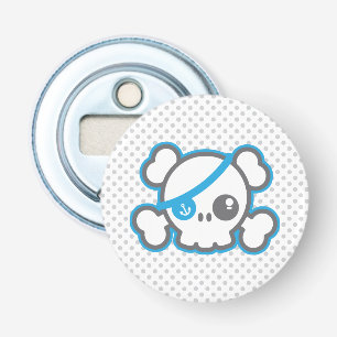 Kawaii Pirate Skull Bottle Opener