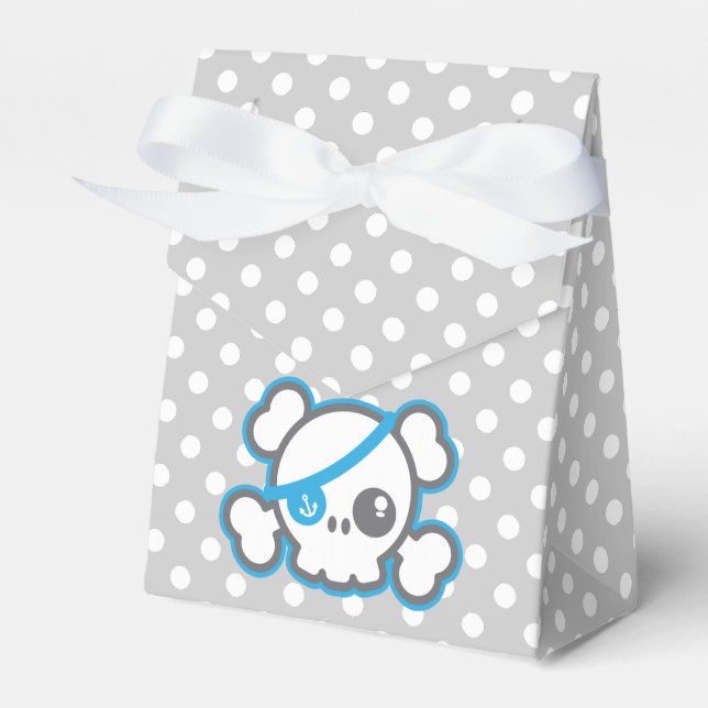 Kawaii Pirate Skull Gift Box (Front Side)