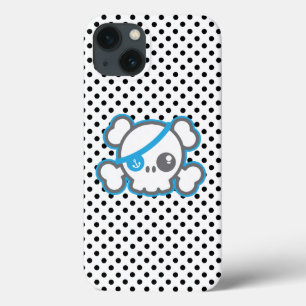 Kawaii Pirate Skull iPad Case