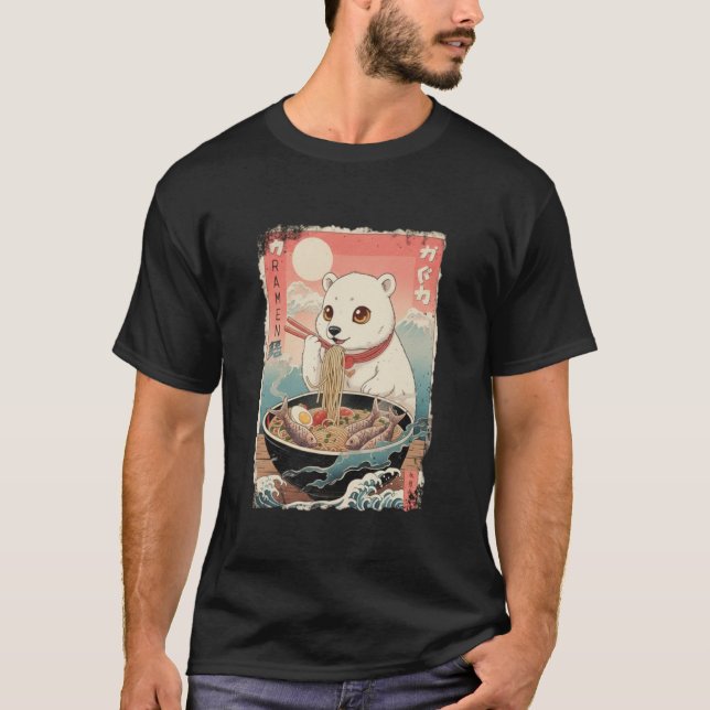 Kawaii Polar Bear T-Shirt (Front)