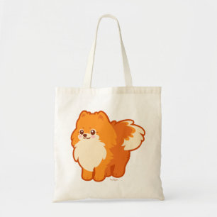 Kawaii Pomeranian Cartoon Dog Tote Bag