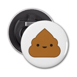 Kawaii Poop Bottle Opener Fridge Magnet