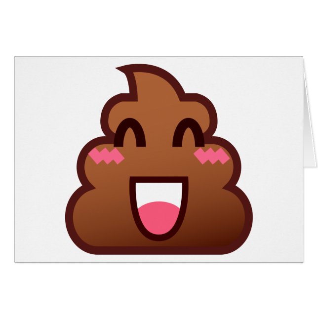 kawaii poop emojis (Front Horizontal)