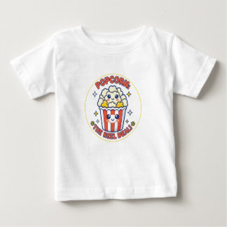 Kawaii Popcorn Film Pun Baby T-Shirt