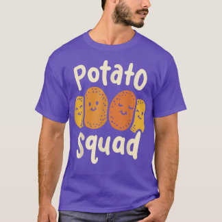 Kawaii Potato Squad Vegan Vegetarian Vegetables T-Shirt