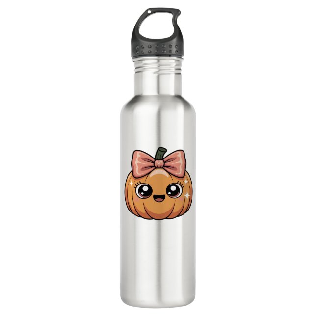 kawaii pumpkin Classic T-Shirt 710 Ml Water Bottle (Front)