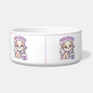 Kawaii Puppy Fur Mama Pastel Dog Sticker
