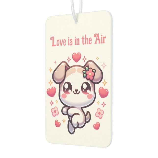 Kawaii Puppy Love Air Freshener (Left)
