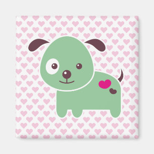 Kawaii puppy magnet