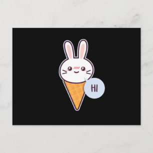 Kawaii Rabbit Postcard