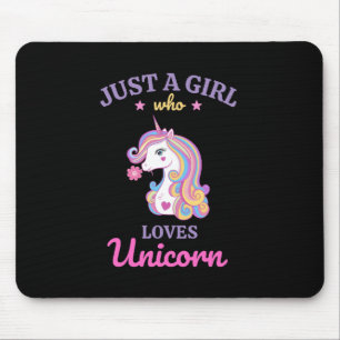 Kawaii Rainbow Unicorn Magical Colourful Mouse Pad