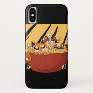Kawaii Ramen Cats iPhone X Case