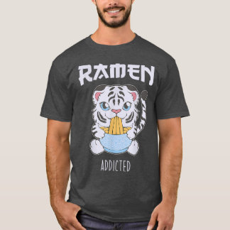 Kawaii Ramen Japanese Anime Noodles Baby Tiger Noo T-Shirt