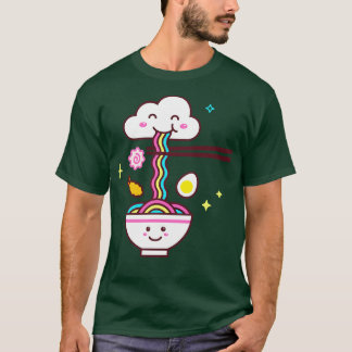 Kawaii Ramen Rainbow T-Shirt