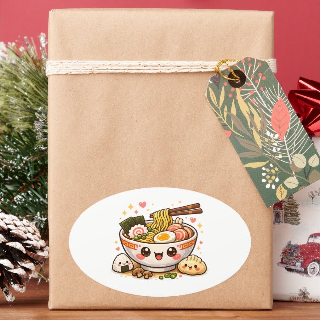 Kawaii Ramen Sticker (Holiday)
