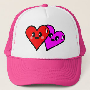Kawaii Rave Love Hearts Trucker Hat