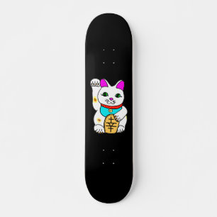 Kawaii Rave Lucky Cat Maneki Neko Skateboard