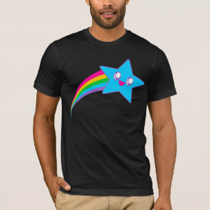 Kawaii Rave Neon Star Rainbow T-Shirt