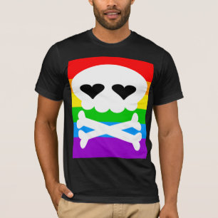 Kawaii Rave Skull Rainbow T-Shirt