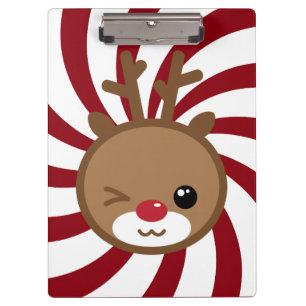 Kawaii Reindeer Clipboard