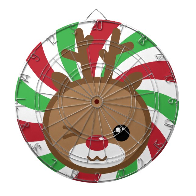 Kawaii Reindeer Dart Board (Front)