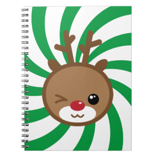 Kawaii Reindeer Notebook