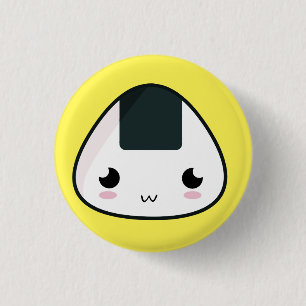 Kawaii Rice ball 3 Cm Round Badge