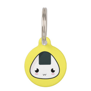 Kawaii Rice ball Pet Tag