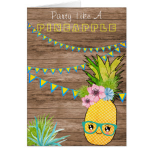 Kawaii Rustic Beach Party Pineapple Food Themed