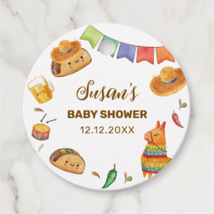 Kawaii Rustic Fiesta Taco Bout A Baby Shower Favour Tags
