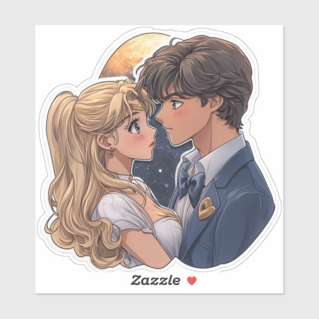 Kawaii SailorMoon TuxedoMask Romantic Sticker (Sheet)