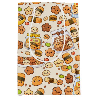 Kawaii sakura arare snack medium gift bag