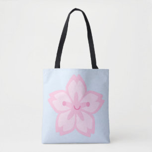 Kawaii Sakura Cherry Blossom Flower Tote Bag