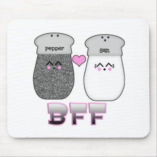 Kawaii Salt n Pepper BFF Mouse Pad