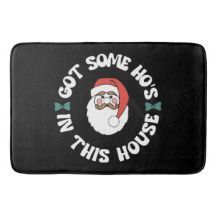 Kawaii Santa  Bath Mat