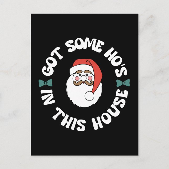 Kawaii Santa  Postcard (Front)