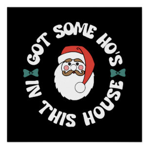 Kawaii Santa Poster