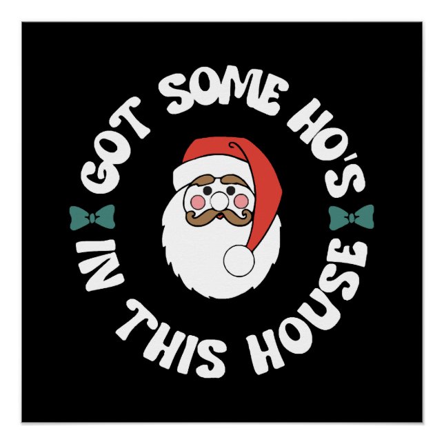 Kawaii Santa  Poster (Front)