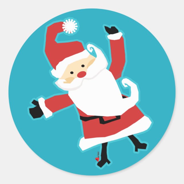 Kawaii Santa Stickers (Front)